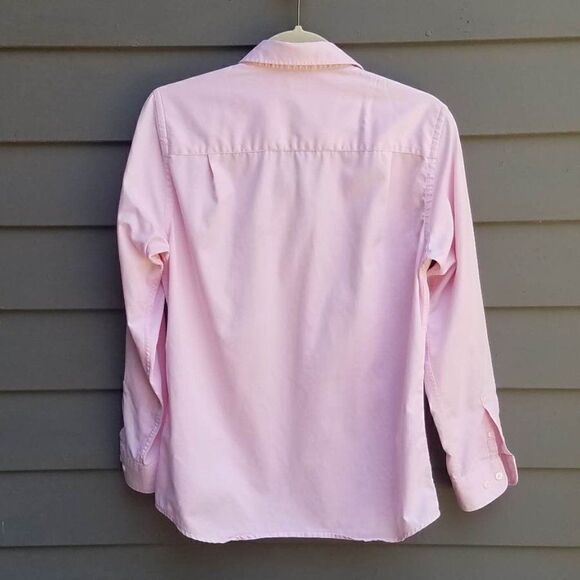 Devon & Jones Pink Luxury Prima Cotton Button Down Large - Picture 3 of 8